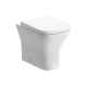 Wells Back to Wall WC Pan with Wrapover Soft Close Seat